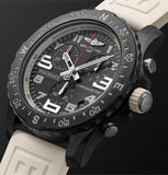 Breitling Endurance Pro Black Dial White Rubber Strap Watch for Men - X82310A71B1S1 Buy Now By Breitling