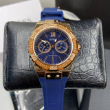 Guess Limelight Blue Dial Blue Silicone Strap Watch For Women - W1053L1 Buy Now By Guess