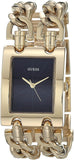 Guess Trend Multi Chain Black Dial Gold Steel Strap Watch for Women - U1117L5 Buy Now By Guess