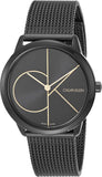 Calvin Klein Minimal Black Dial Black Mesh Bracelet Watch for Women - K3M224X1 Buy Now By Calvin Klein