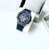 Guess Momentum Black Dial Black Rubber Strap Watch for Men - GW0263G4 Buy Now By Guess