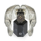 Philipp Plein Octagon Black Dial Black Silicone Strap Watch for Men - PWTBA0323 Authentic Buy Shop Now