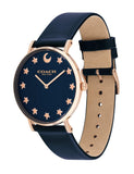 Coach Perry Navy Blue Dial Blue Leather Strap Watch for Women - 14503043 Buy Now By Coach