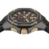 Philipp Plein Octagon Black Dial Black Silicone Strap Watch for Men - PWTBA0323 Authentic Buy Shop Now