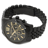 Michael Kors Lexington Chronograph Black Dial Black Steel Strap Watch for Men - MK8603 Buy Now By Michael Kors