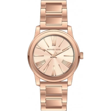 Michael Kors Hartman Rose Gold Dial Rose Gold Steel Strap Watch For Women - MK3491 Buy Now By Michael Kors