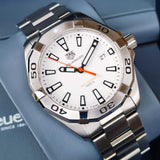 Tag Heuer Aquaracer Quartz White Dial Silver Steel Strap Watch for Men - WBD1111.BA0928 Buy Now By Tag Heuer