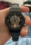 Maserati Potenza Skeleton Limited Edition Black Dial Black Leather Strap Watch For Men - R8821108027 Buy Now By Maserati