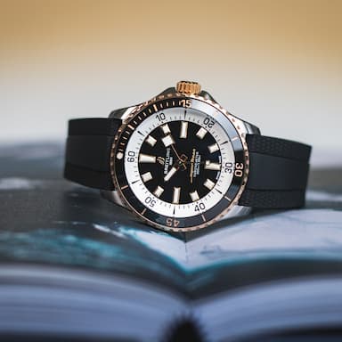 Breitling Superocean Automatic 42 Black Dial Black Rubber Strap Watch for Men - U17375211B1S1 Buy Now By Breitling