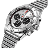 Breitling Chronomat B01 42mm Silver Dial Silver Steel Strap Watch for Men - AB0134101G1A1 Buy Now By Breitling