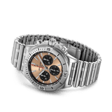 Breitling Chronomat B01 42 Brown Dial Silver Steel Strap Watch for Men - AB0134101K1A1 Buy Now By Breitling