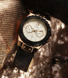 Guess Limelight Quartz White Dial Black Leather Strap Watch For Women - W0775L9 Buy Now By Guess