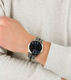 Guess Richmond Blue Dial Two Tone Mesh Bracelet Watch for Men - W1179G1 Buy Now By Guess