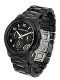 Michael Kors Runway Black Ceramic Dial Black Steel Strap Watch for Women - MK5162 Buy Now By Michael Kors