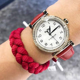 Coach Madison White Dial Red Leather Strap Watch for Women - 14502400 Buy Now By Coach