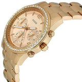 Guess Mini Spectrum Quartz Rose Gold Dial Rose Gold Steel Strap Watch For Women - W0122L3 Buy Now By Guess