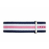 Daniel Wellington Classic Southampton White Dial Three Tone Nylon Strap Watch For Women - DW00100050 Buy Now By Daniel Wellington