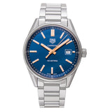 Tag Heuer Carrera Quartz Blue Dial Silver Steel Strap Watch for Women - WAR1112.BA0601 Buy Now By Tag Heuer