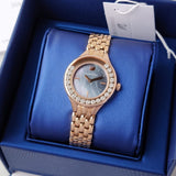 Swarovski Lovely Crystals Mother of Pearl Dial Rose Gold Steel Strap Watch for Women - 5261496 Buy Now By Swarovski