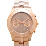 Marc Jacobs Blade Chronograph Brown Dial Rose Gold Steel Strap Watch for Women - MBM3308 Buy Now By Marc Jacobs