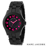 Marc Jacobs Pelly Black Dial Black Silicone Strap Watch for Women - MBM2508 Buy Now By Marc Jacobs