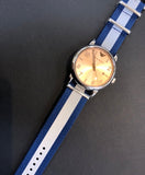 Emporio Armani Luigi Analog Beige Dial Two Tone NATO Strap Watch For Men - AR11212 Buy Now By Emporio Armani