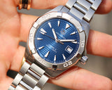 Tag Heuer Aquaracer Blue Dial Watch for Men - WAY2112.BA0928