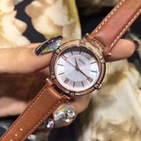 Guess Park Avenue Blue Dial Brown Leather Strap Watch for Women - W0838L2 Buy Now By Guess