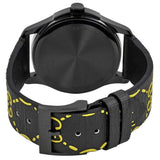 Gucci G Timeless Ghost Black Dial Black Leather Strap Watch For Men - YA1264019 Buy Now By Gucci