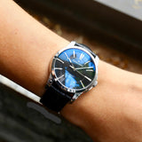 Maurice Lacroix Pontos Date Automatic Black Dial Black Leather Strap Watch For Men - PT6148-SS001-330 Buy Now By Maurice Lacroix