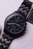 Fossil Forrester Chronograph Black Dial Black Steel Strap Watch for Men - FS5697 Buy Now By Fossil