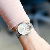 Michael Kors Pyper Quartz White Dial Silver Mesh Strap Watch for Women - MK4338 Buy Now By Michael Kors