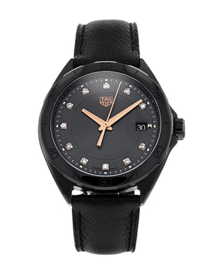 Tag Heuer Formula 1 Quartz Diamonds Black Dial Black Leather Strap Watch for Women - WBJ1317.FC8230 Buy Now By Tag Heuer