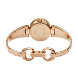 Gucci Guccissima Collection Quartz Black Dial Rose Gold Steel Strap Watch For Women - YA134509 Buy Now By Gucci