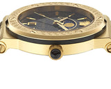 Versace Greca Moonphase Analog Black Dial Black Leather Strap Watch For Men - VE7G00123 Buy Now By Versace
