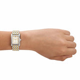 Tory Burch Eleanor White Dial Two Tone Steel Strap Watch for Women - TBW1070 Buy Now By Tory Burch