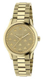 Gucci G Timeless 18K Gold Dial Gold Steel Strap Watch for Women - YA1265036 Authentic Buy Shop Now