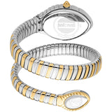 Just Cavalli Specchio Silver Dial Two Tone Steel Strap Watch for Women - JC1L322M0055 Authentic Buy Shop Now