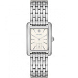 Tory Burch Eleanor White Dial Silver Steel Strap Watch for Women - TBW1069 Buy Now By Tory Burch