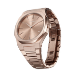 D1 Milano Ultra Thin Rose Gold Dial Rose Gold Steel Strap Watch for Women - D1-UTBL04 Authentic Buy Shop Now