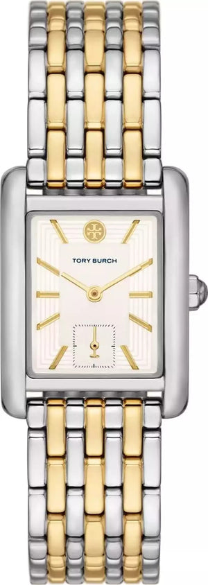 Tory Burch Eleanor White Dial Two Tone Steel Strap Watch for Women - TBW1070 Buy Now By Tory Burch