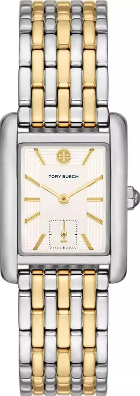 Tory Burch Eleanor White Dial Two Tone Steel Strap Watch for Women - TBW1070 Buy Now By Tory Burch