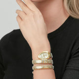 Just Cavalli Cosenza Silver Dial Two Tone Steel Strap Watch for Women - JC1L232M0055