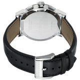 Burberry Utilitarian Chronograph Black Dial Black Leather Strap Watch for Men - BU7813 Authentic Buy Shop Now