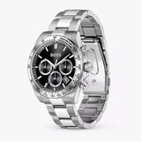 Hugo Boss Hero 2.0 Chronograph Black Dial Silver Steel Strap Watch for Men - 1514267 Authentic Buy Shop Now