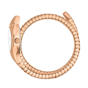Just Cavalli Fiore Silver Dial Rose Gold Steel Strap Watch for Women - JC1L354M0045 Authentic Buy Shop Now