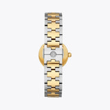 Tory Burch Reva Gold Dial Two Tone Steel Strap Watch for Women - TBW4016 Buy Now By Tory Burch