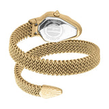 Just Cavalli Fiamma Silver Dial Gold Steel Strap Watch for Women - JC1L426M0025 Authentic Buy Shop Now