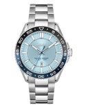 Hugo Boss Runner 3H Light Blue Dial Silver Steel Strap Watch for Men - 1514207 Buy Now By Hugo Boss