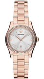 Emporio Armani Federica Analog Mother of Pearl Dial Rose Gold Steel Strap Watch for Women - AR11558 Buy Now By Emporio Armani